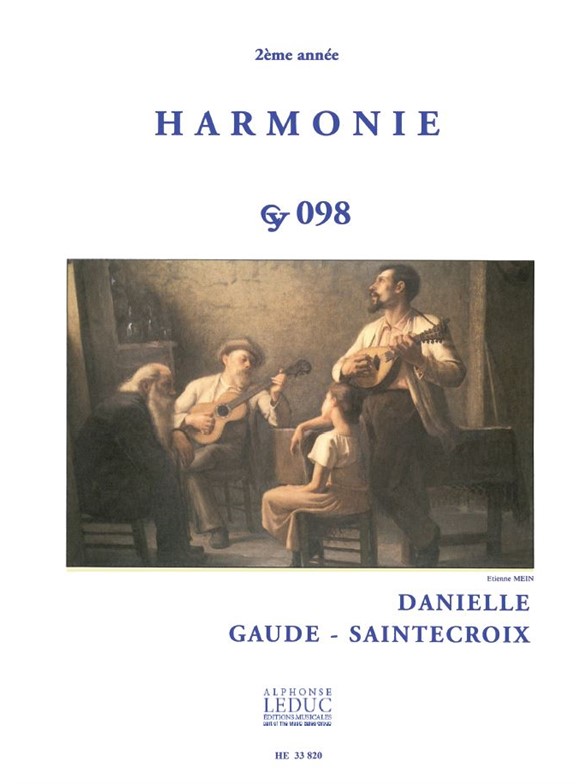 Gaude Saintecroix Harmonie 2eme Annee Cy098 Technical Studies Book