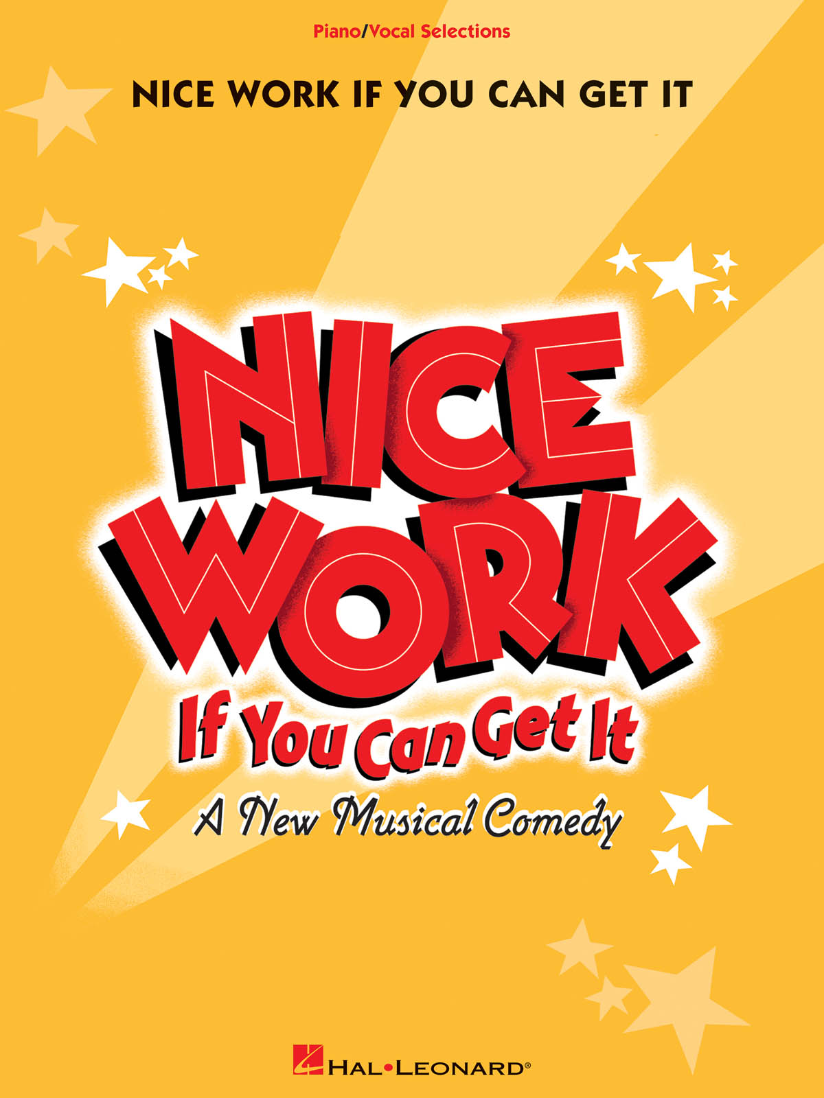 Gershwin Nice Work Vocal Sels Pvg Bk