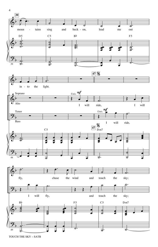 TOUCH THE SKY FROM BRAVE (ARR HUFF MAC) SHOWTRAX CD