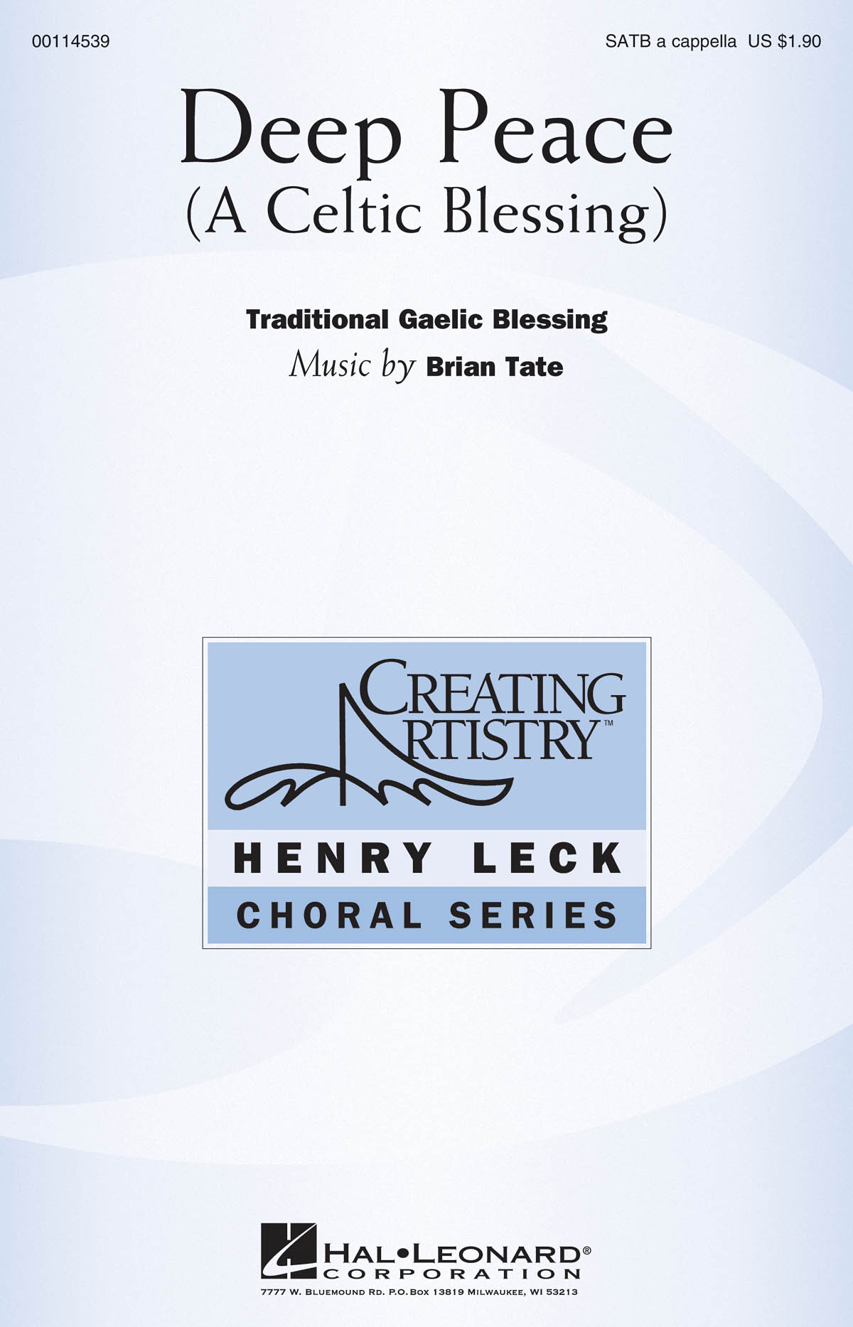 Tate Deep Peace Satb Chor