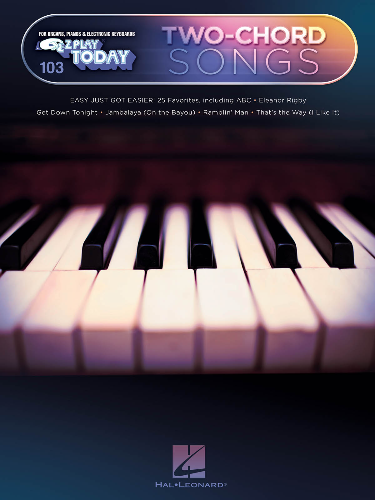 Ez Play 103 Two-Chord Songs Pf Bk