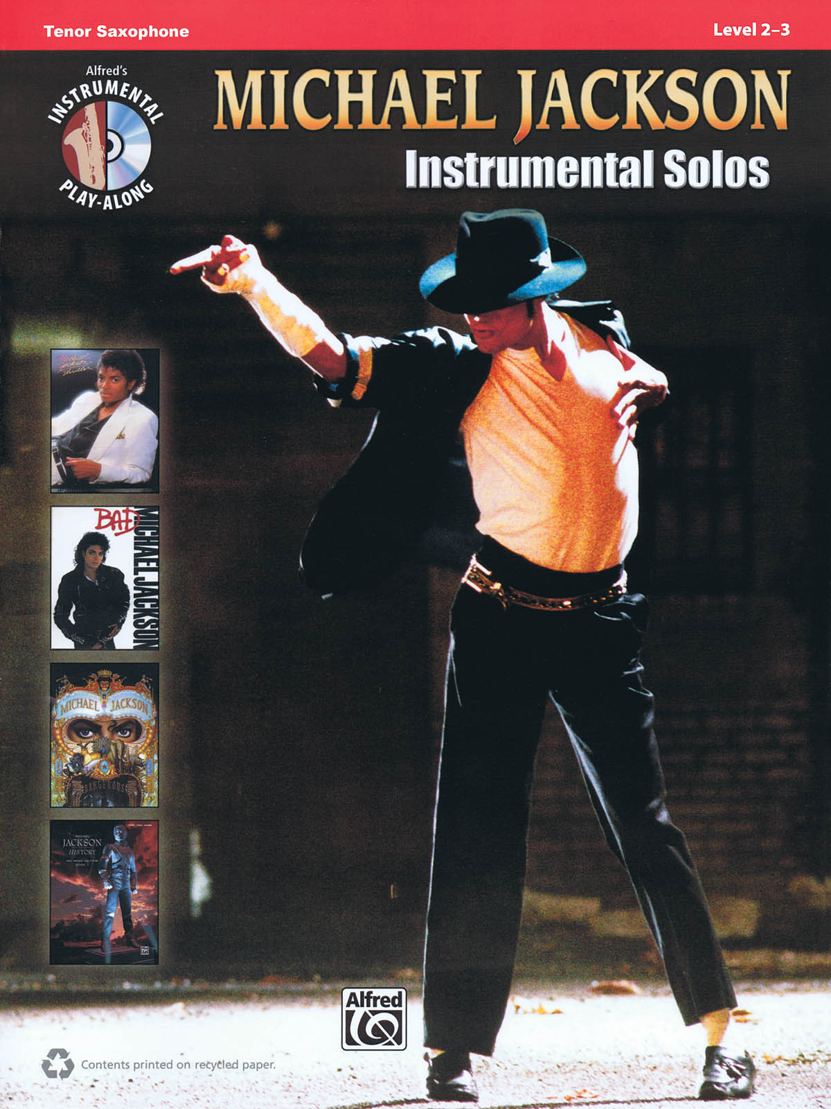 Jackson Michael Instrumental Solos Tenor Saxophone Book/Cd