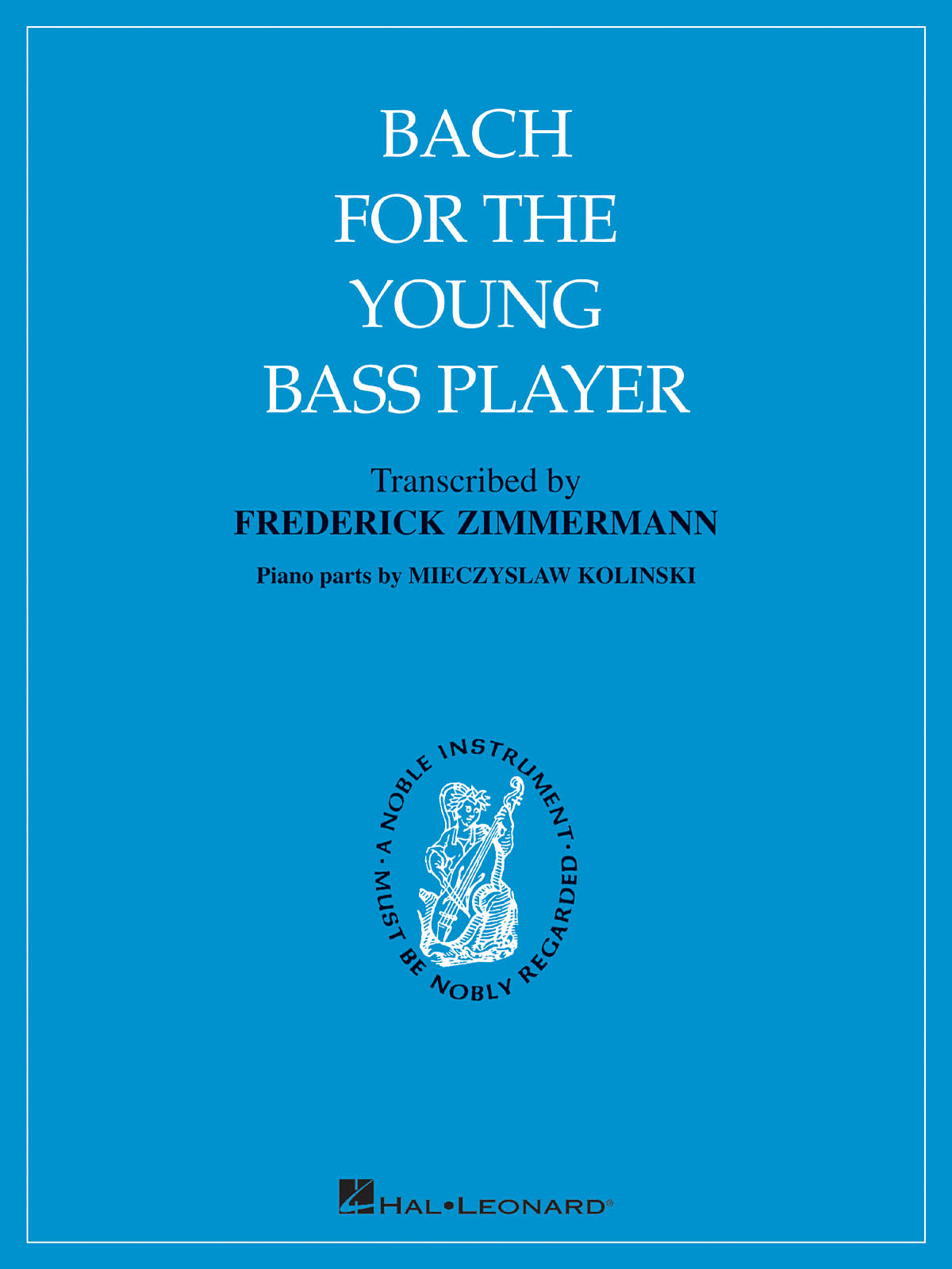BACH FOR THE YOUNG BASS PLAYER (ARR KOLINSKI & ZIMMERMANN) DB/PF BK