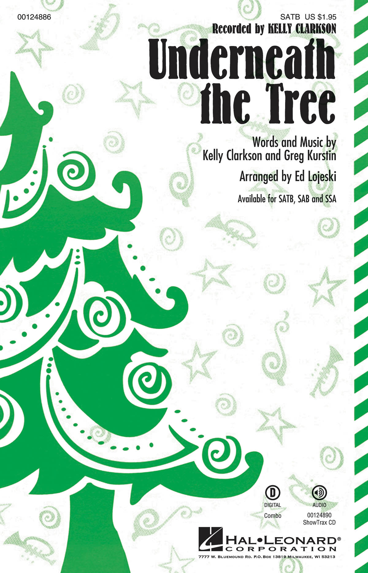 Clarkson Kelly Underneath The Tree (Arr Lojeski Ed) Satb Choral