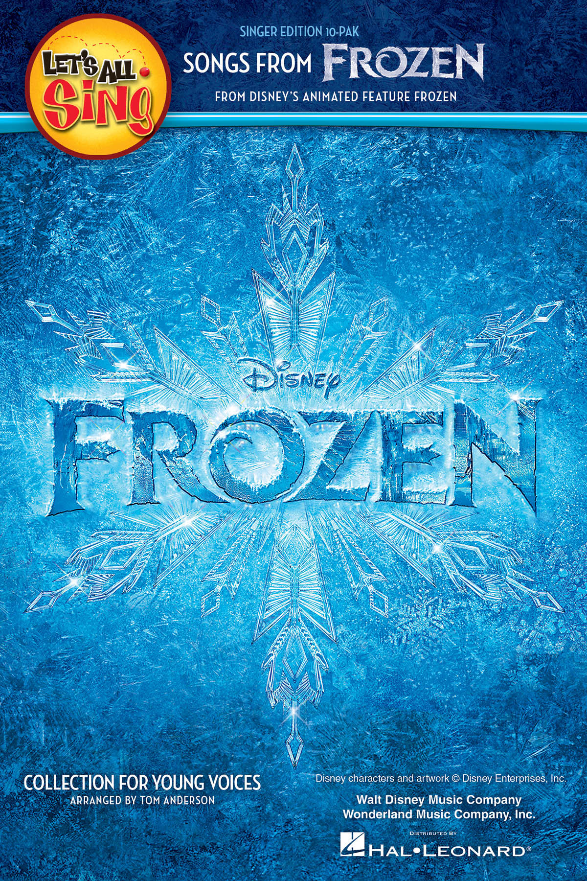 Lets All Sing Songs Frozen Unis 10pk