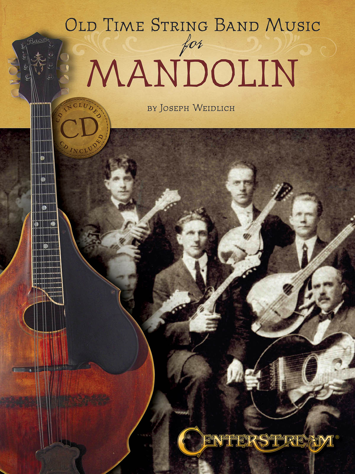 Weidlich Joseph Old Time String Band Music For Mandolin Book/Cd