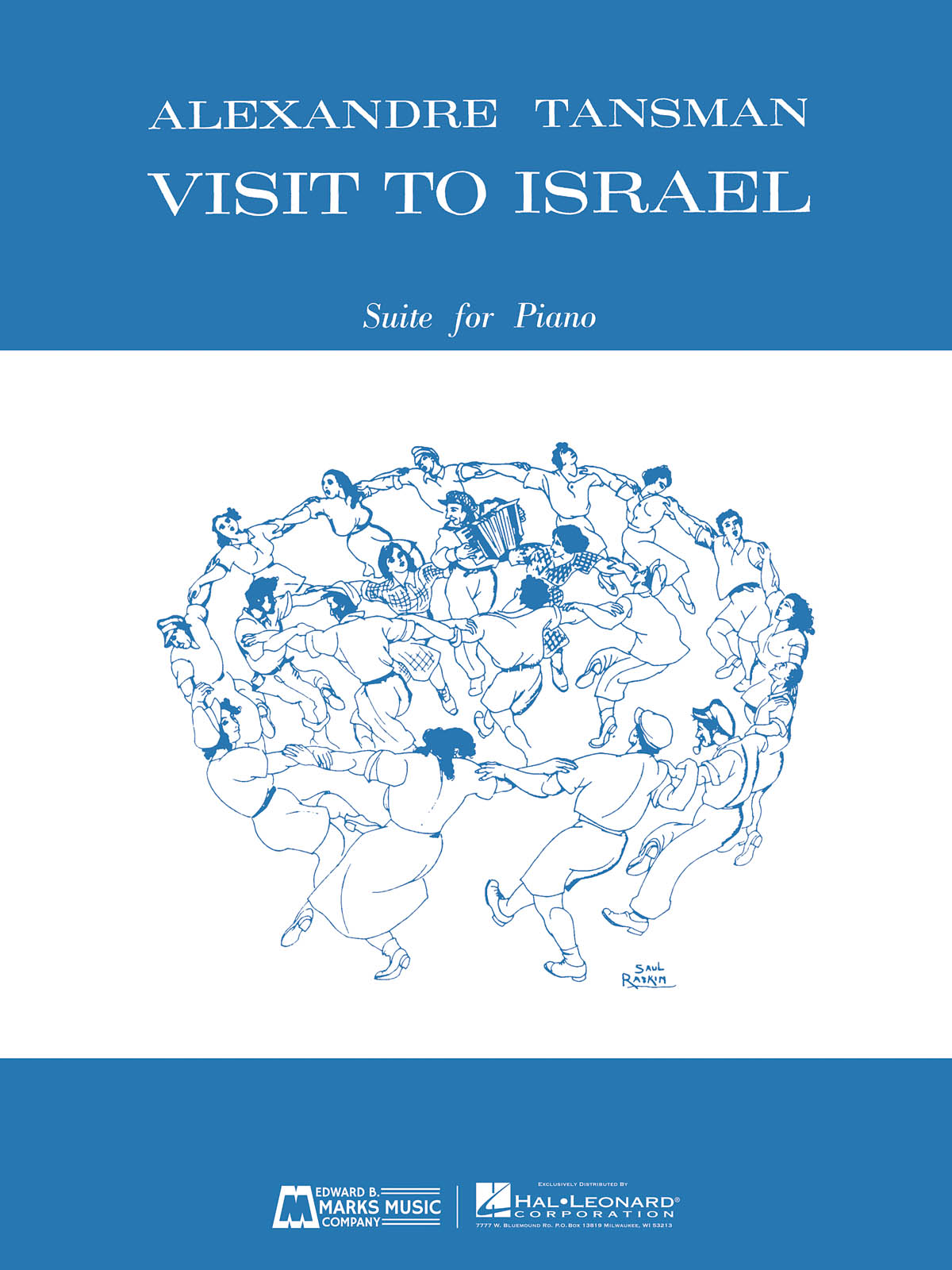 Tansman Alexandre Visit To Israel Suite For Piano Pf Bk