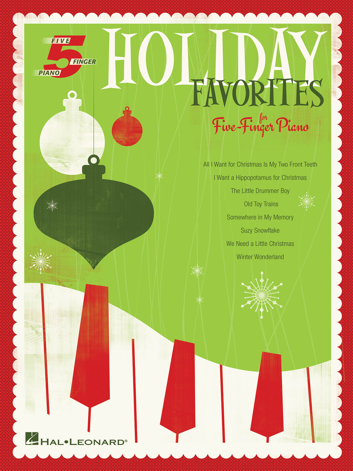 5 Finger Piano Holiday Favorites Christmas Pf Bk