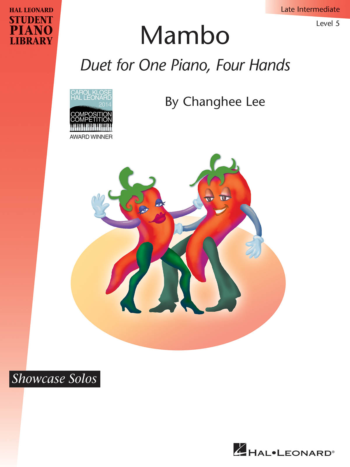 Hl Stud Pf Lib Showcase Solos Lee Mambo Level 5 1 Piano 4 Hands Book