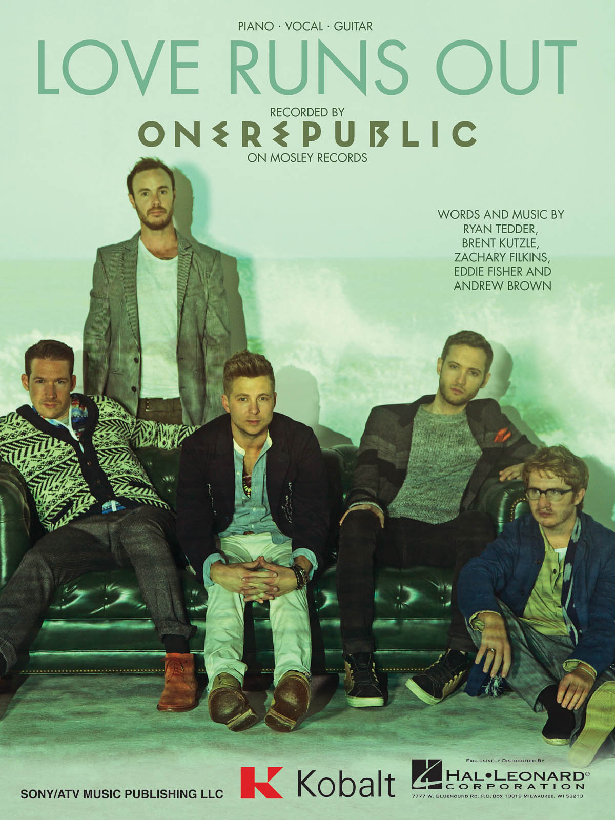 Onerepublic Love Runs Out Piano Vocal Guitar Sheet