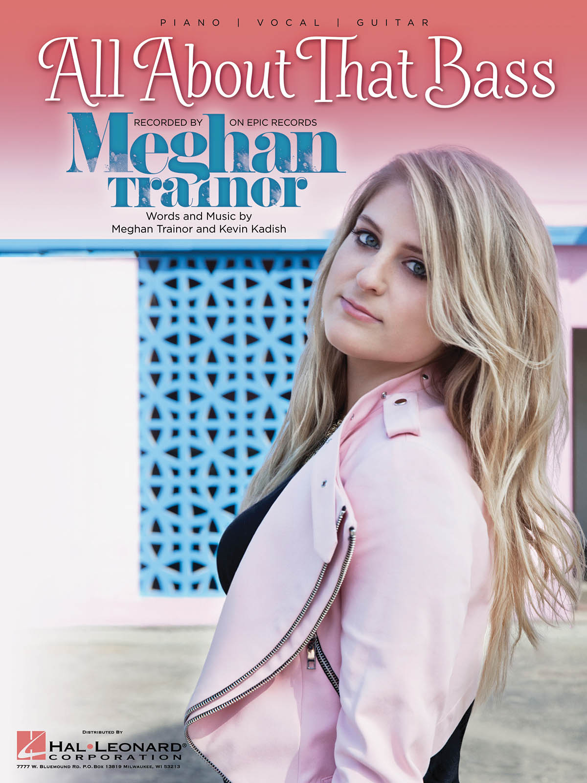 Trainor Meghan All About That Bass Piano Vocal Guitar Sheet