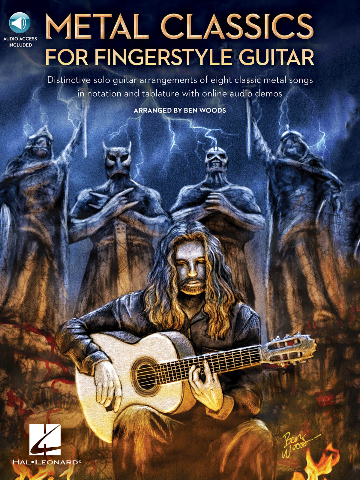 Metal Classics For Fingerstyle Guitar Tab Bk/Audio Online