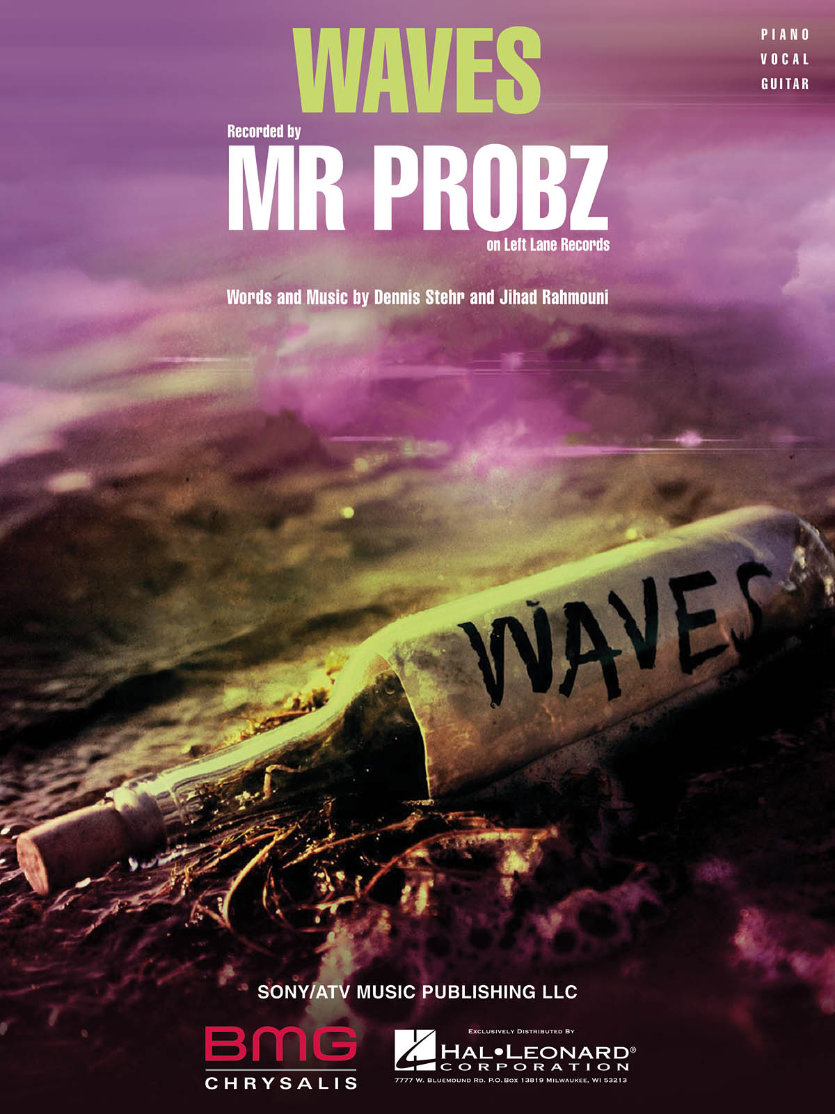 Mr Probz Waves Piano Vocal Guitar Sheet
