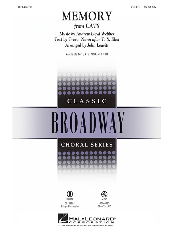 Andrew Lloyd Webber: Memory (From Cats) SATB