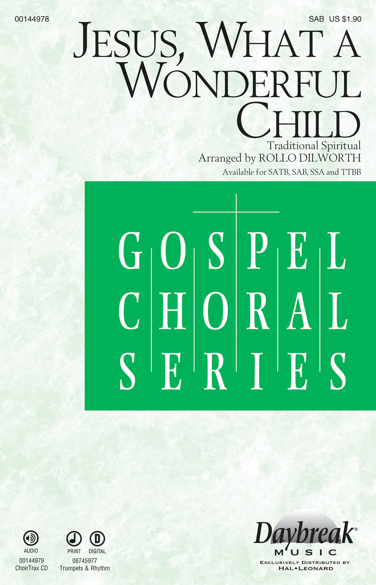 Jesus What A Wonderful Child (Arr Dilworth Rollo) Sab Choral
