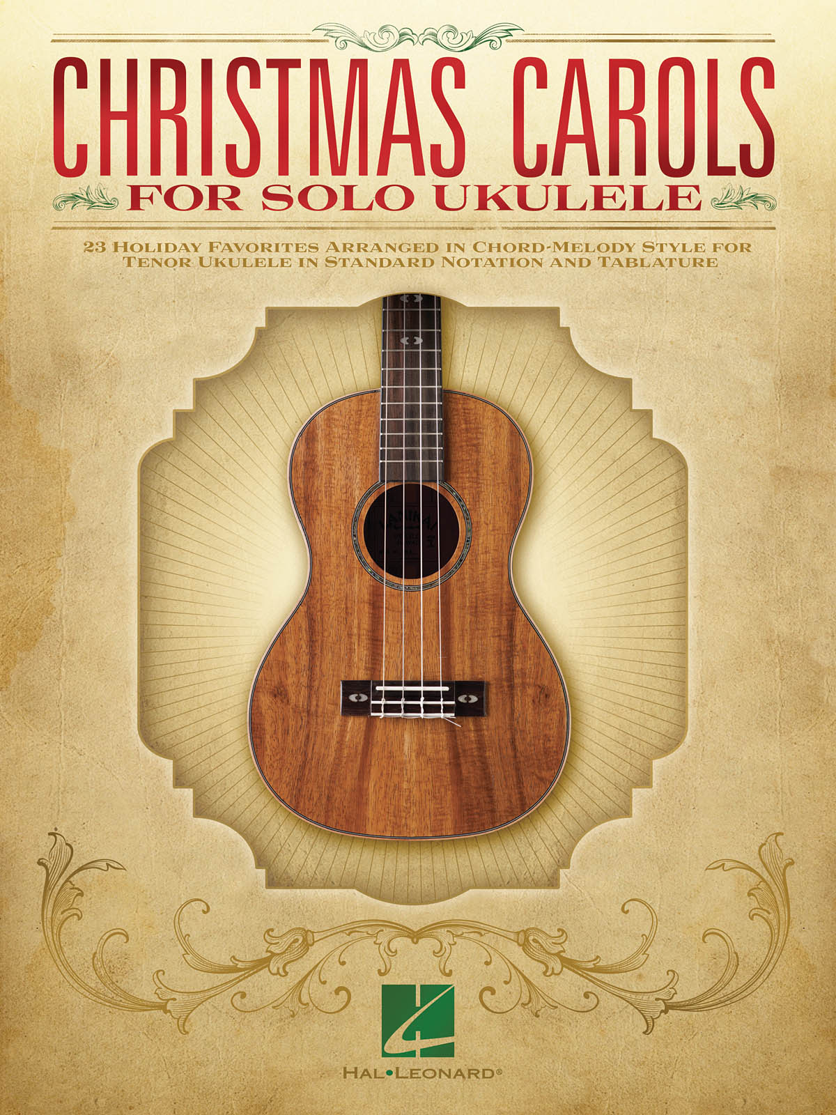 Christmas Carols For Solo Ukulele Tenor Uke Bk