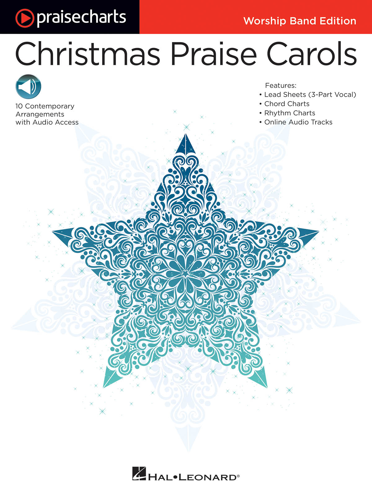 Praisecharts Christmas Praise Carols Lead Sheets Rhythm Charts Bk/Aud