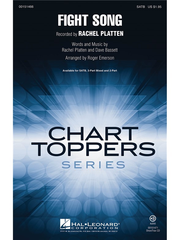 Rachel Platten: Fight Song (SATB)
