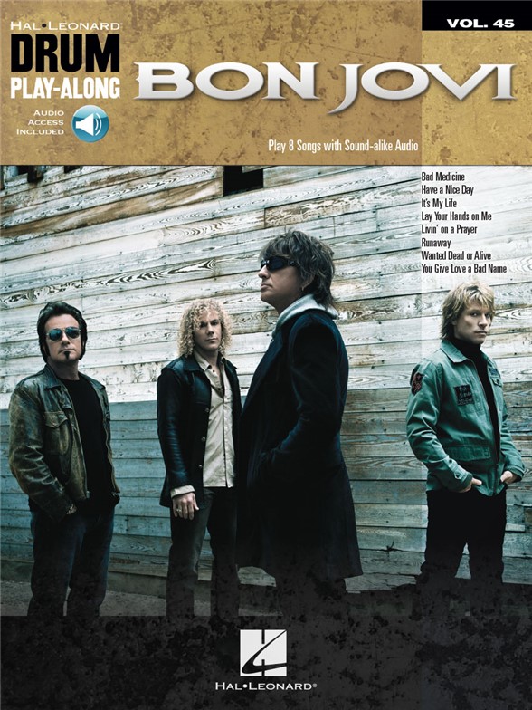 Drums Play-Along: Bon Jovi (Book/Audio)