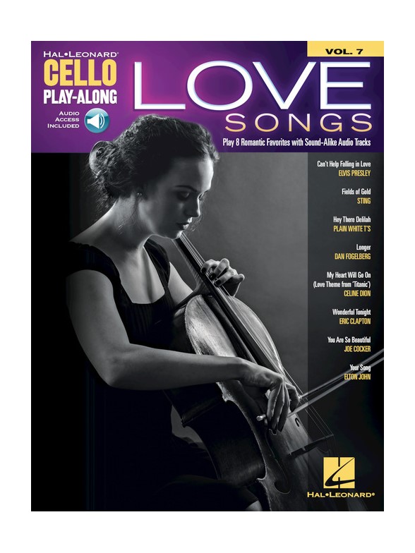 Love Songs: Cello Play-Along Volume 7
