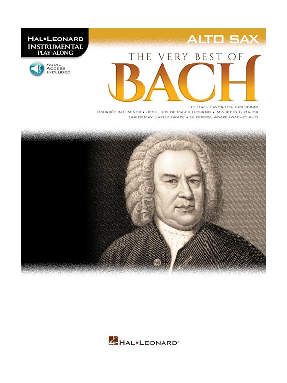 The Very Best of Bach: Instrumental Play-Along For Alto Sax