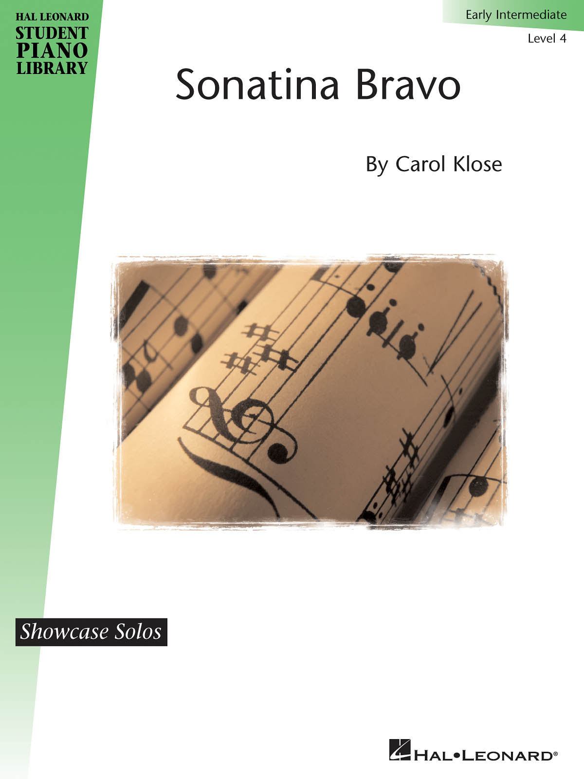 HAL LEONARD STUDENT PIANO LIBRARY KLOSE CAROL SONATINA BRAVO PF BK