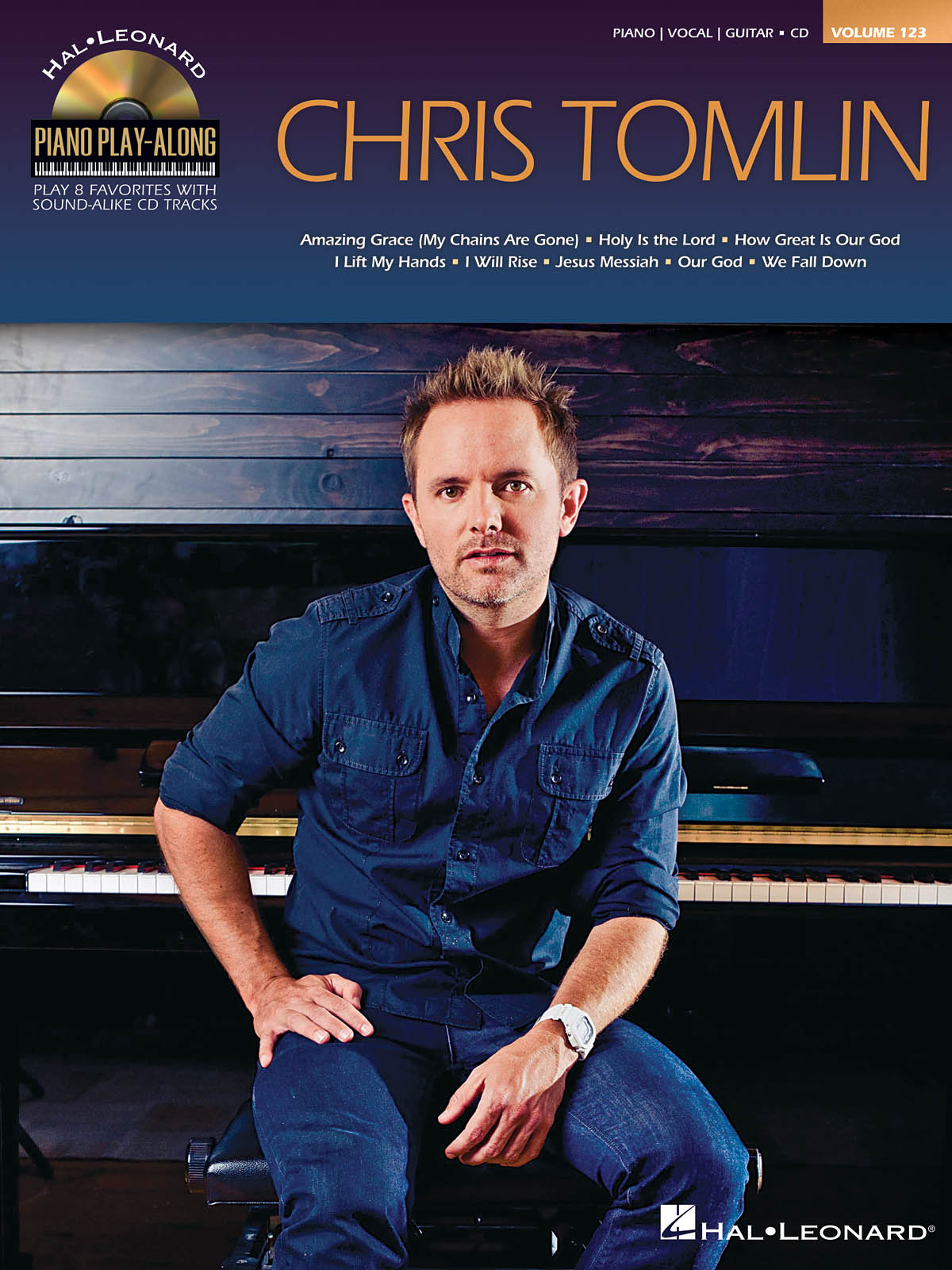PIANO PLAY ALONG VOLUME 123 TOMLIN CHRIS PF BK/CD