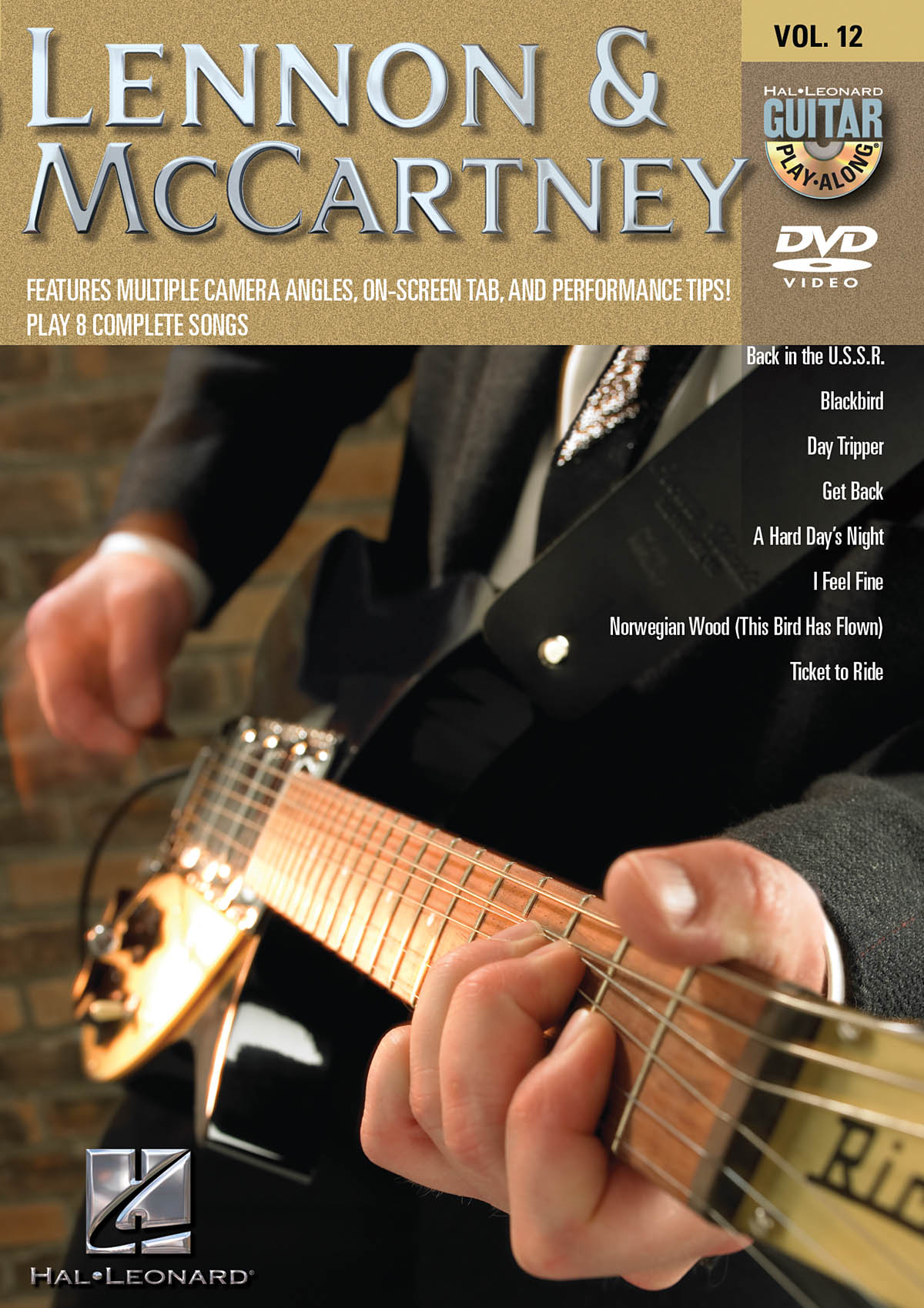 GUITAR PLAY-ALONG VOLUME 12 LENNON & MCCARTNEY GUITAR DVD