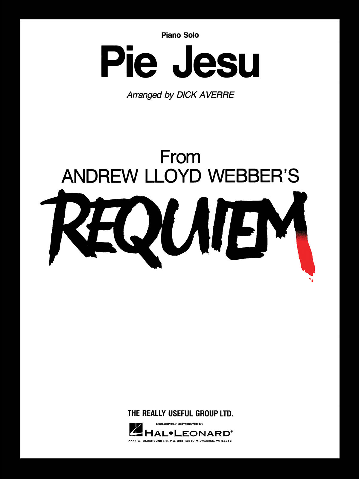 Pie Jesu - Piano Solo