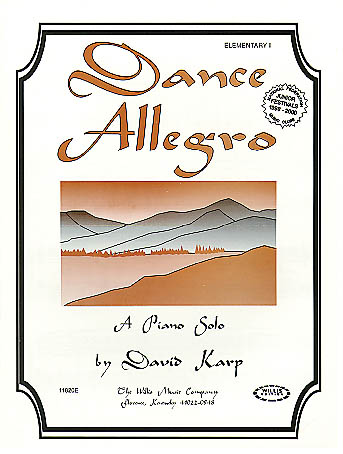Karp Dance Allegro Pf Solo Sheet