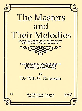 Mastrs & Their Melodies (Emerson) Pf