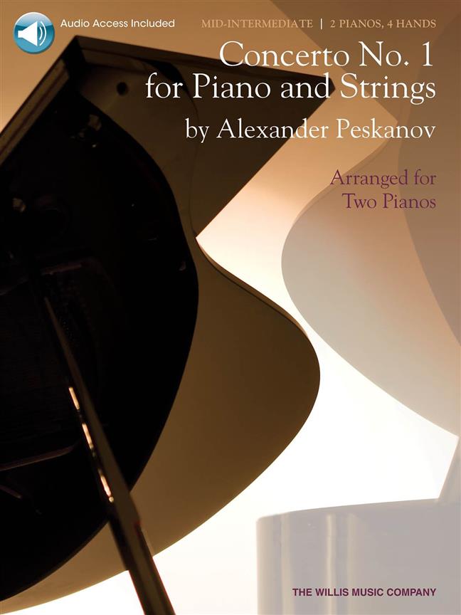Peskanov Concerto No1 2pf Bk/Cd