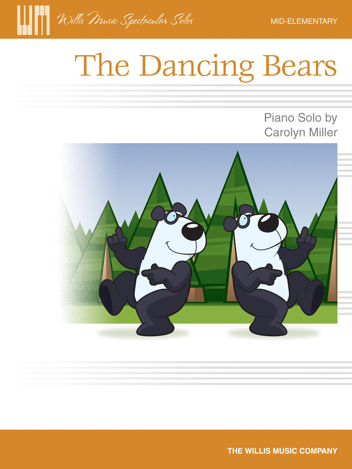 Miller Dancing Bears Pf Solo Sheet