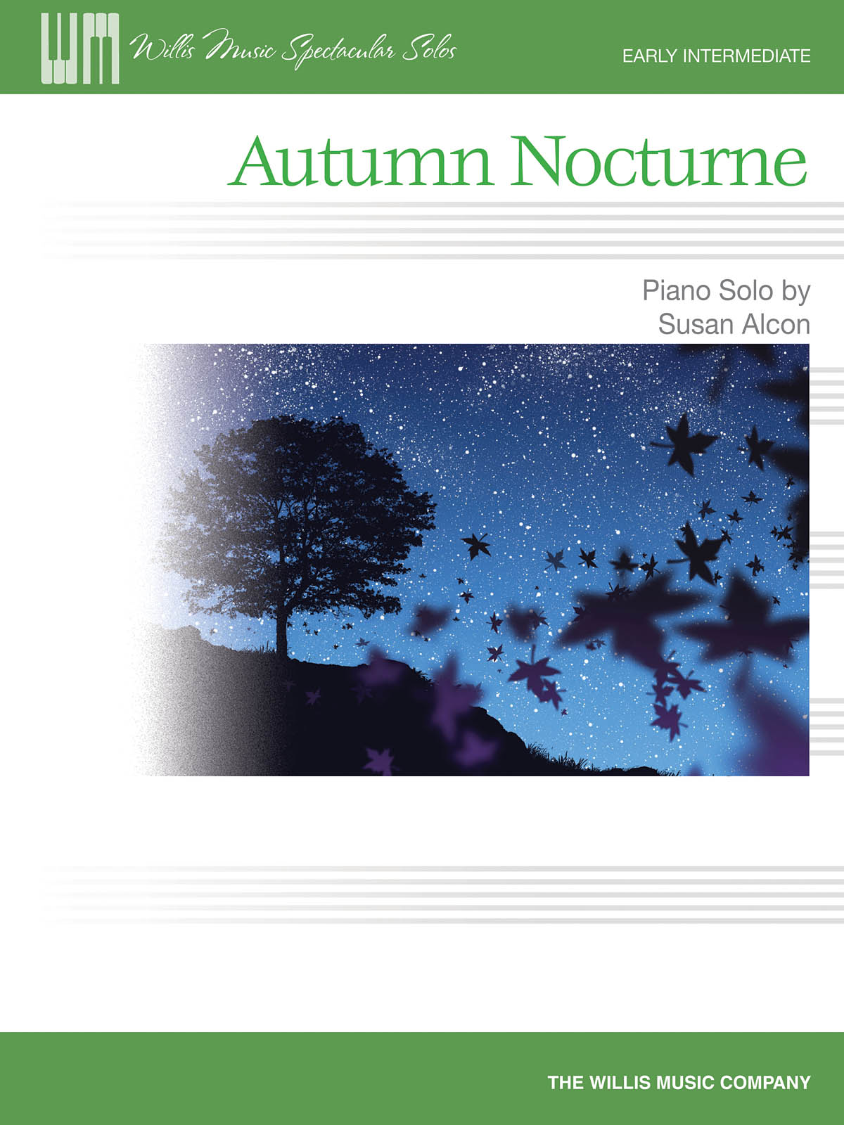 Alcon Autumn Nocturne Pf Solo Sheet
