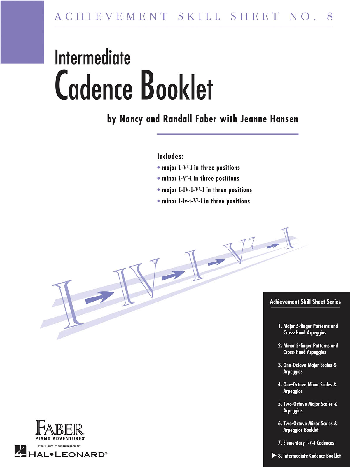 Faber/Weisman: Achievement Skill Sheet No. 8, Cadence Booklet