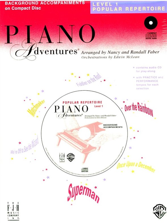 Nancy & Randall Faber: Piano Adventures Popular Repertoire CD, Level 1