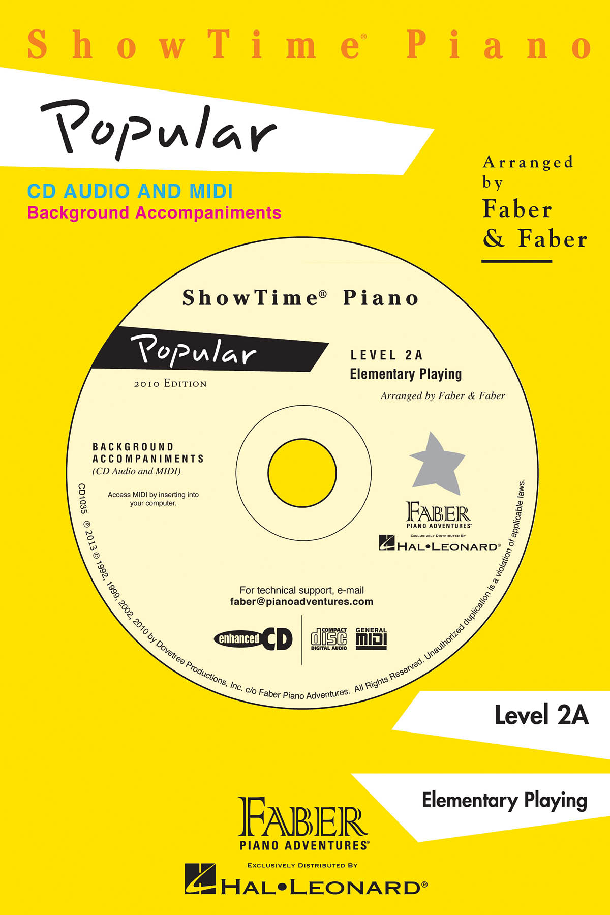 Nancy & Randall Faber: ShowTime Piano Popular CD