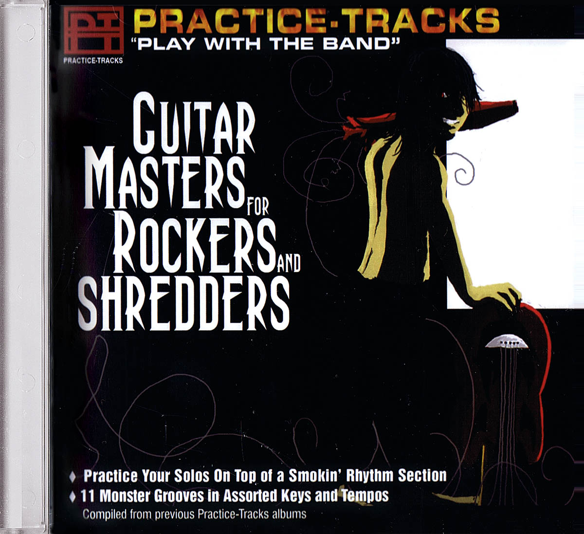 PRACTICE TRACKS PLAY WTH BND GUITAR MASTERS FOR ROCKERS & SHREDDERS CD