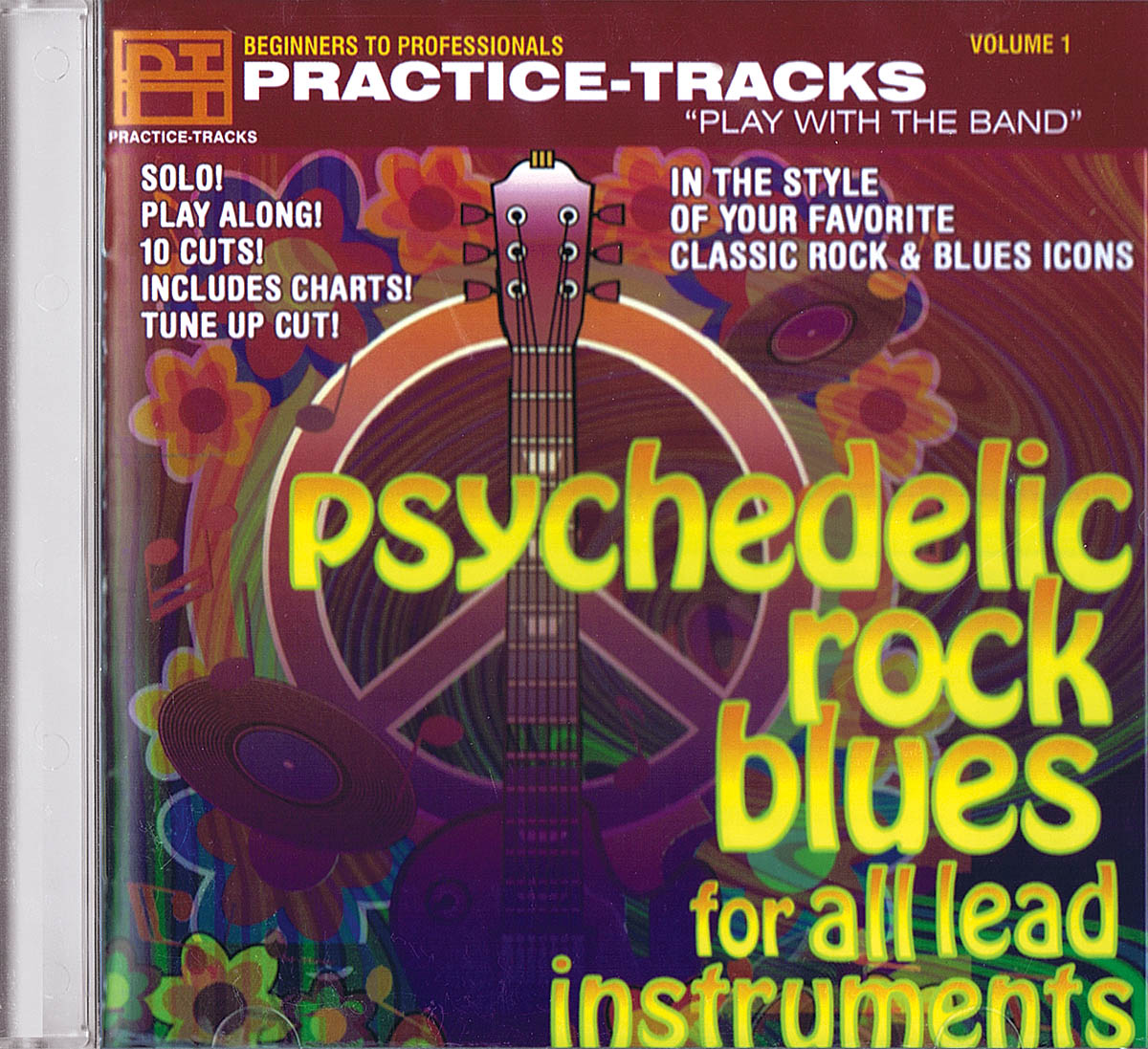 PRACTICE TRACKS PLAY WITH THE BAND PSYCHEDELIC ROCK BLUES CD