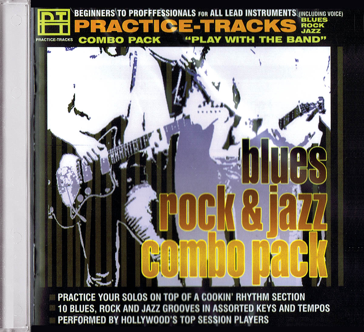 PRACTICE TRACKS PLAY WITH THE BAND BLUES ROCK & JAZZ COMBO PACK CD
