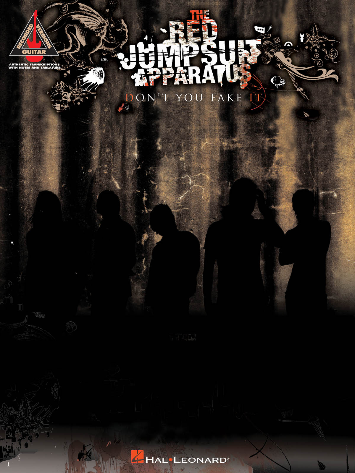 THE RED JUMPSUIT APPARATUS DON'T YOU FAKE IT GTR RECORDED VERS TAB BK