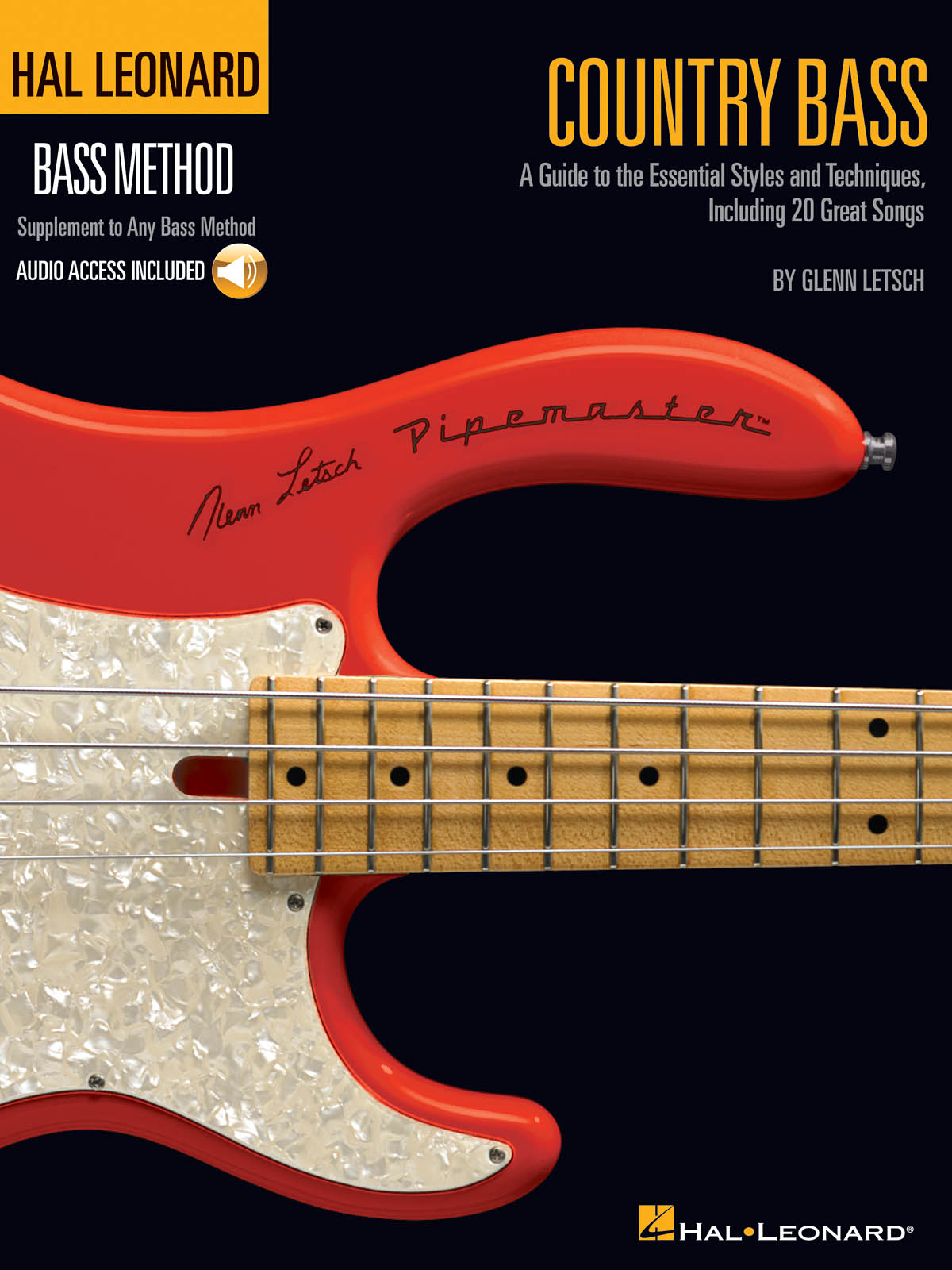 Letsch Glenn Hal Leonard Bass Method Country Bass Bgtr Tab Book/Cd