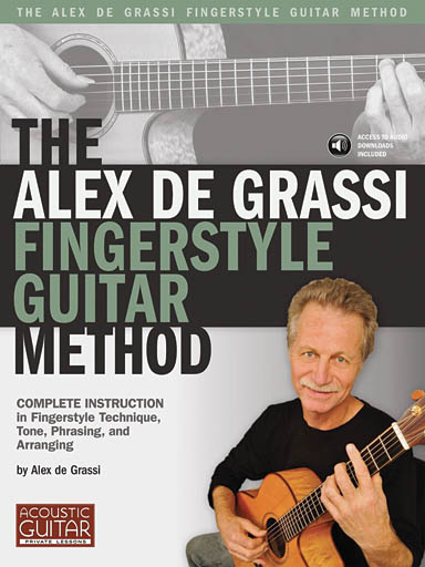 GRASSI ALEX DE FINGERSTYLE GUITAR METHOD GTR TAB BOOK/CD