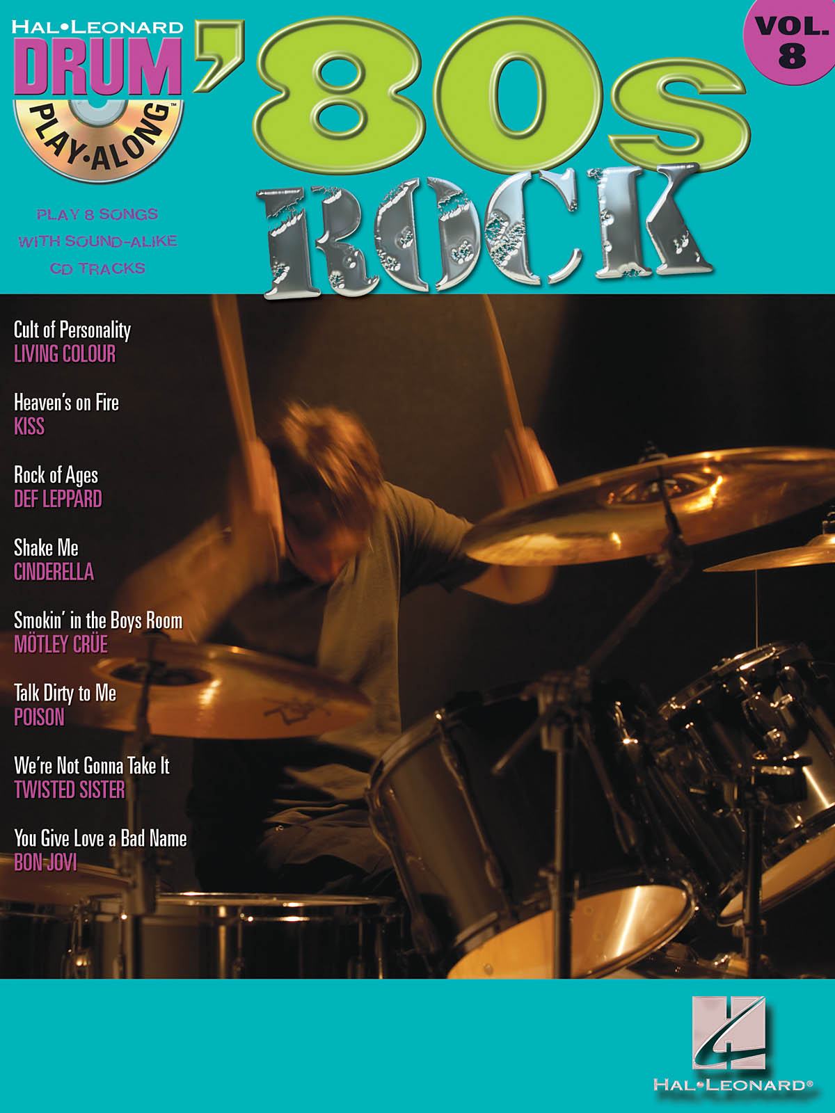 Dpa Vol 8 80s Rock Drums Bk/Cd