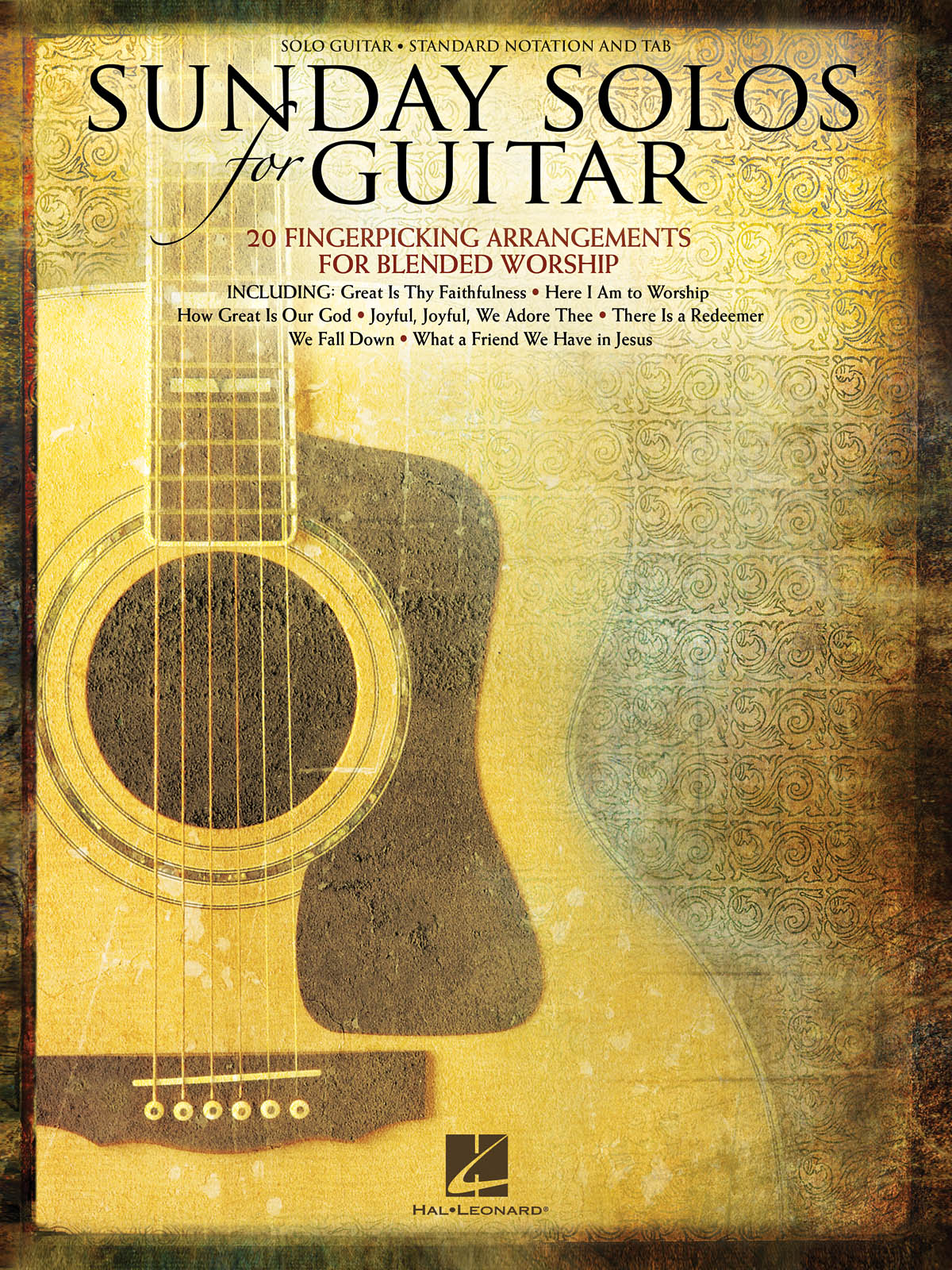 SUNDAY SOLOS FOR GUITAR 20 FINGERPICKING ARRANGEMENTS GUITAR TAB BOOK