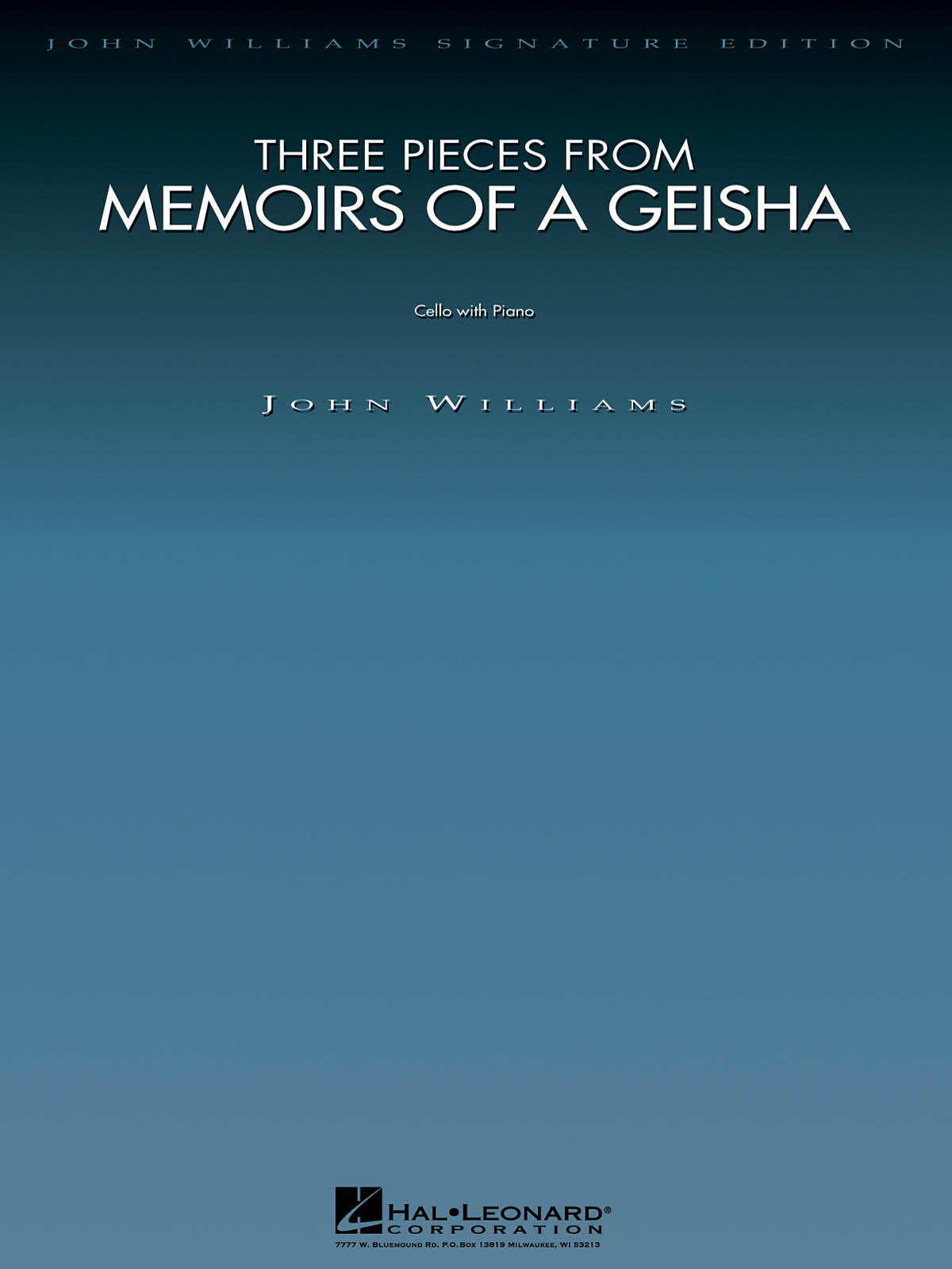 WILLIAMS 3 PCS MEMOIRS GEISHA VLC/PF