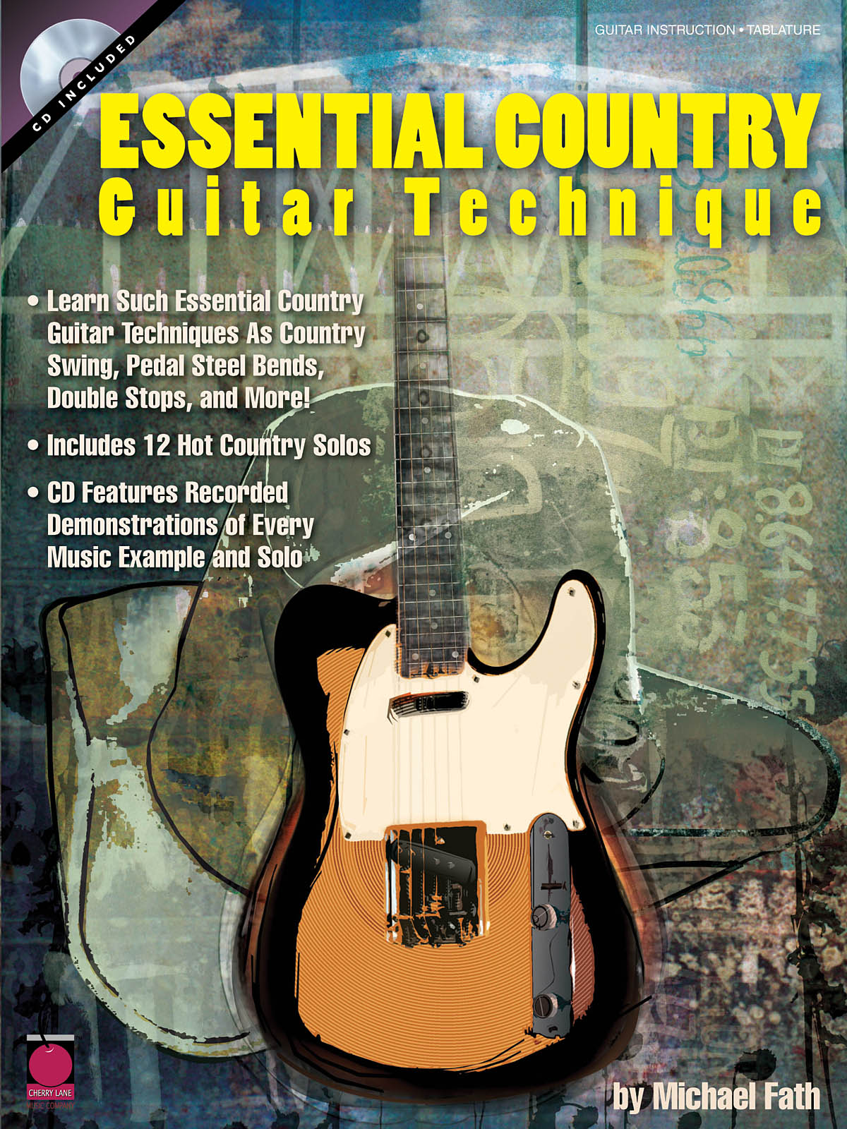 MICHAEL FATH ESSENTIAL COUNTRY GUITAR TECHNIQUE GTR TAB BK/CD