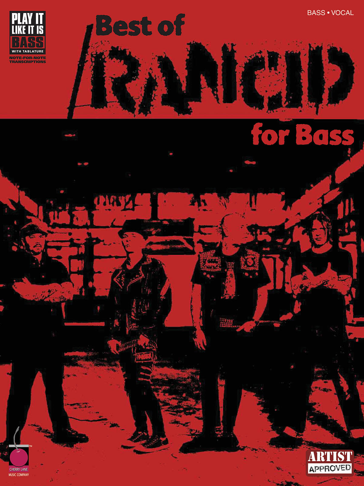 RANCID BEST OF FOR BASS GUITAR TAB BOOK