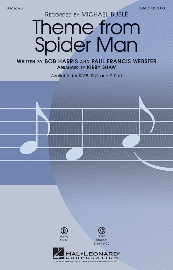 Buble Theme Spider Man (Shaw) Satb