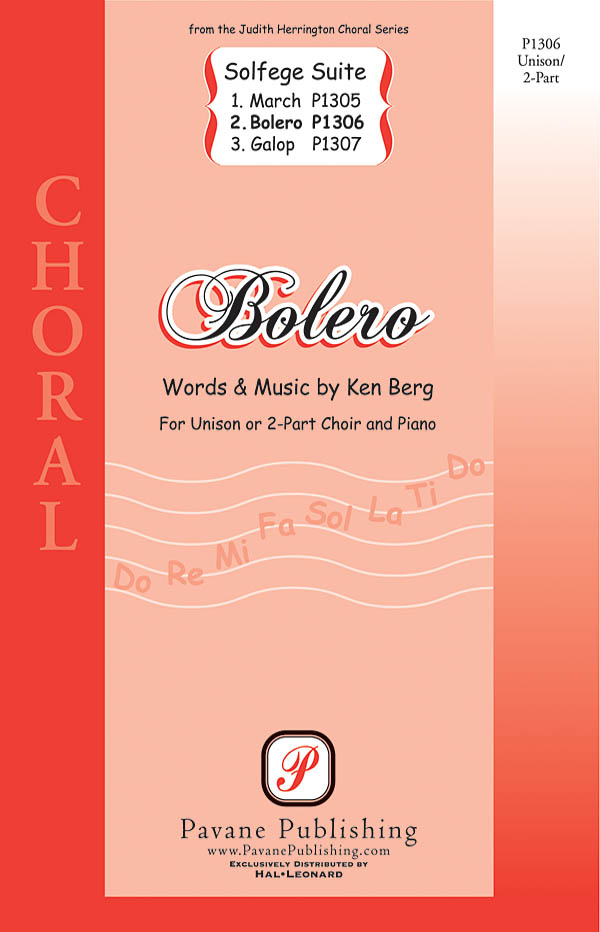 Berg Bolero Solfege Suite Unis(2pt)